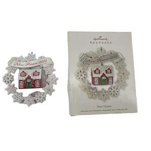 Hallmark Keepsake New Home 2012 Christmas Ornament Snowflake Wreath Dated